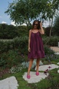 Mini dress burgundy