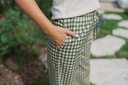 Vichy pants green