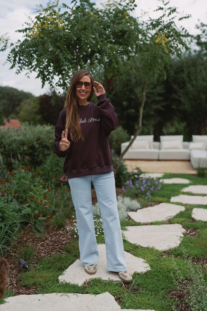 Sweatshirt Le Club Burgundy
