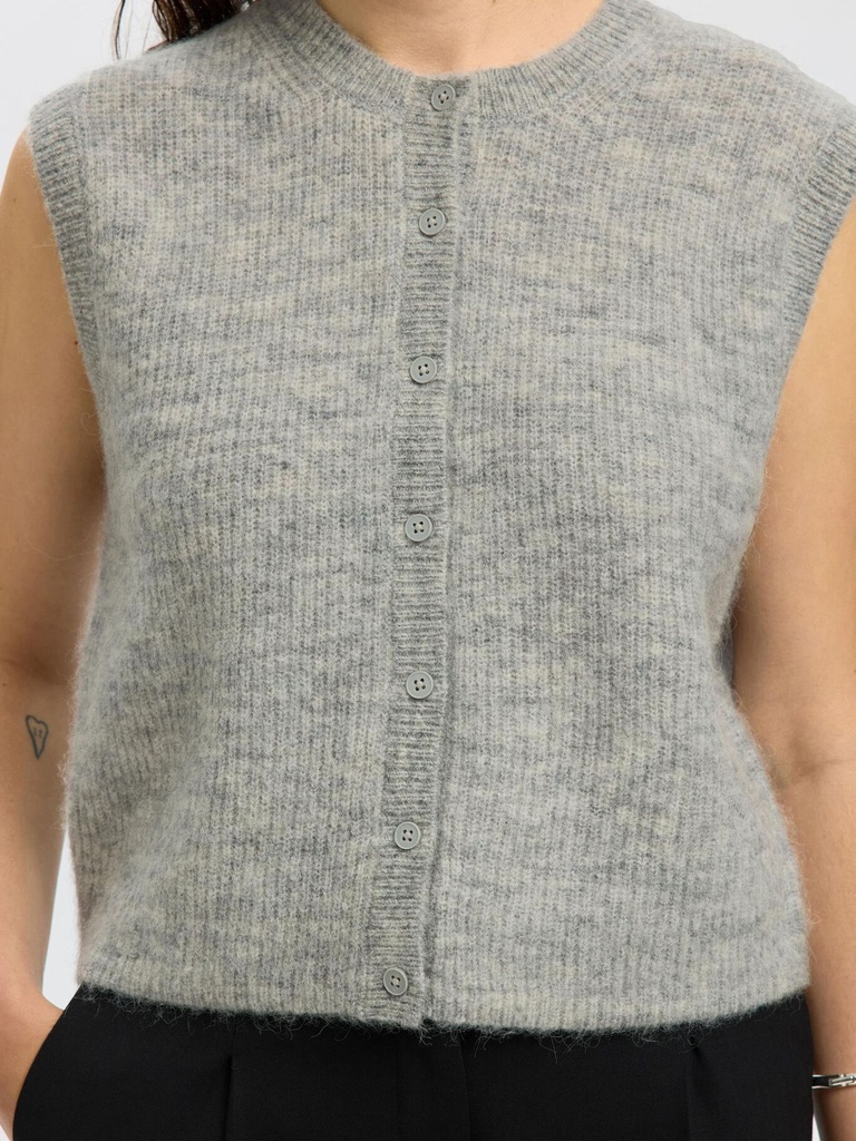 Lulu SL O-neck Vest Grey