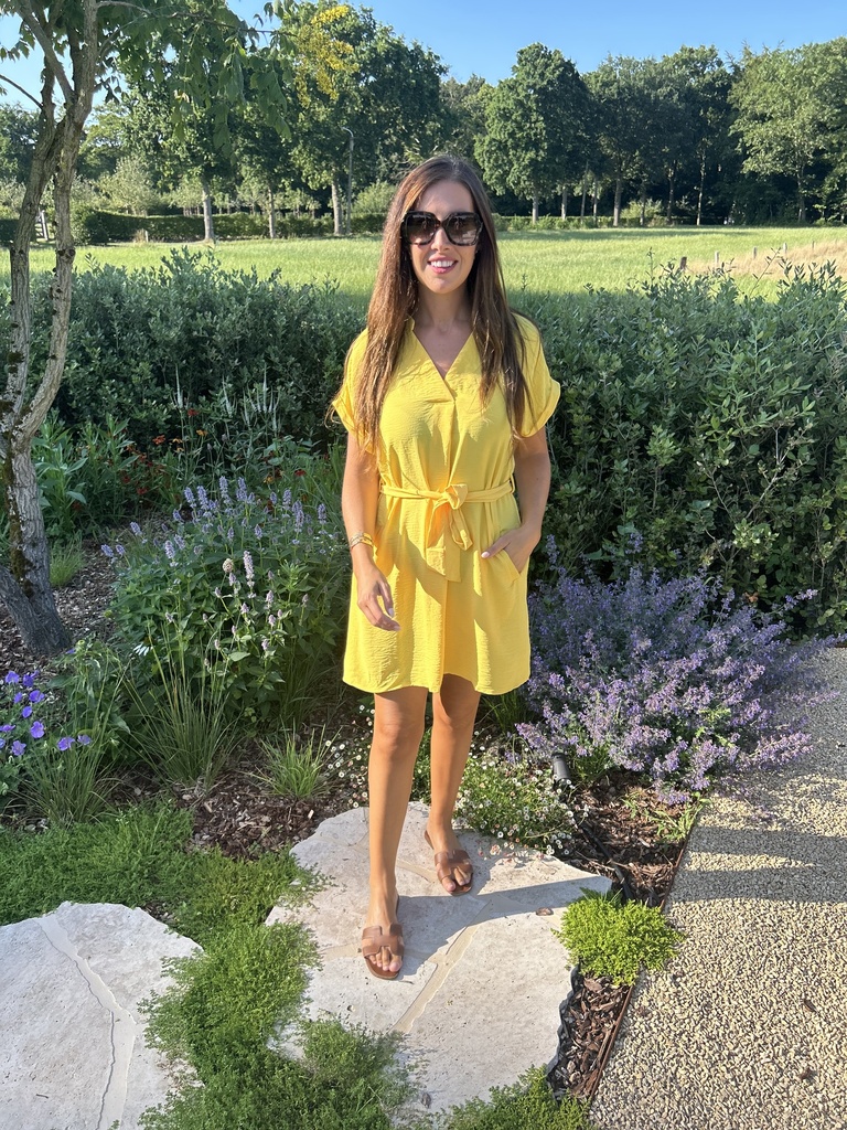 Nomi Dress Short Yellow