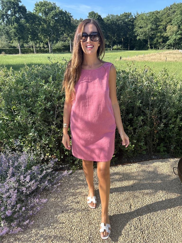 Denim dress rosé