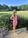 Denim dress rosé