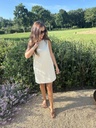 Denim dress beige