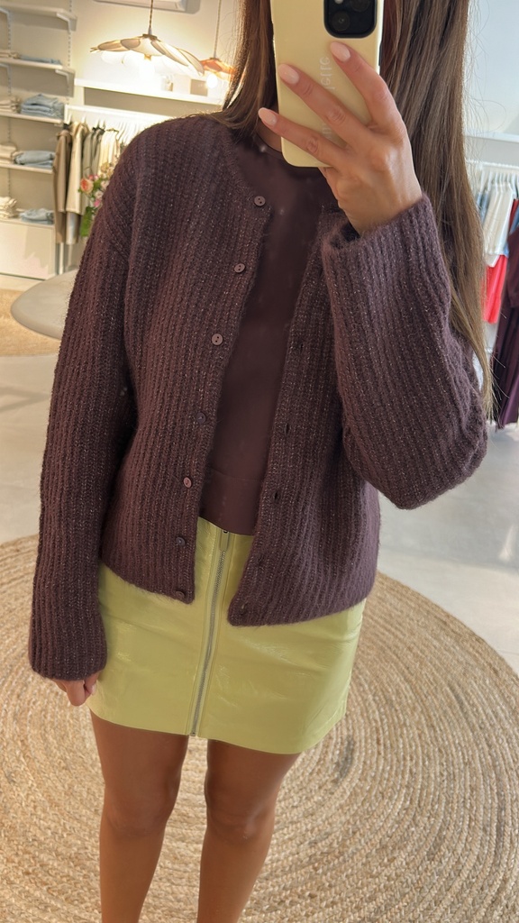 Iliana Cardigan Huckleberry