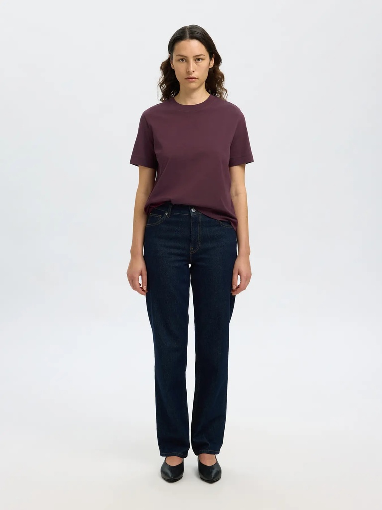 Essential Boxy Tee Fig
