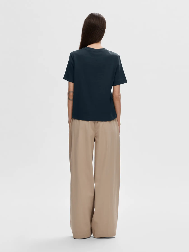 Essential Boxy Tee Dark Sapphire