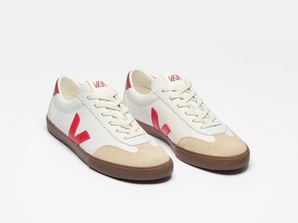 Veja Volley Leather White Pekin Bark