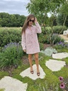 Straight Denim Dress LS Rose