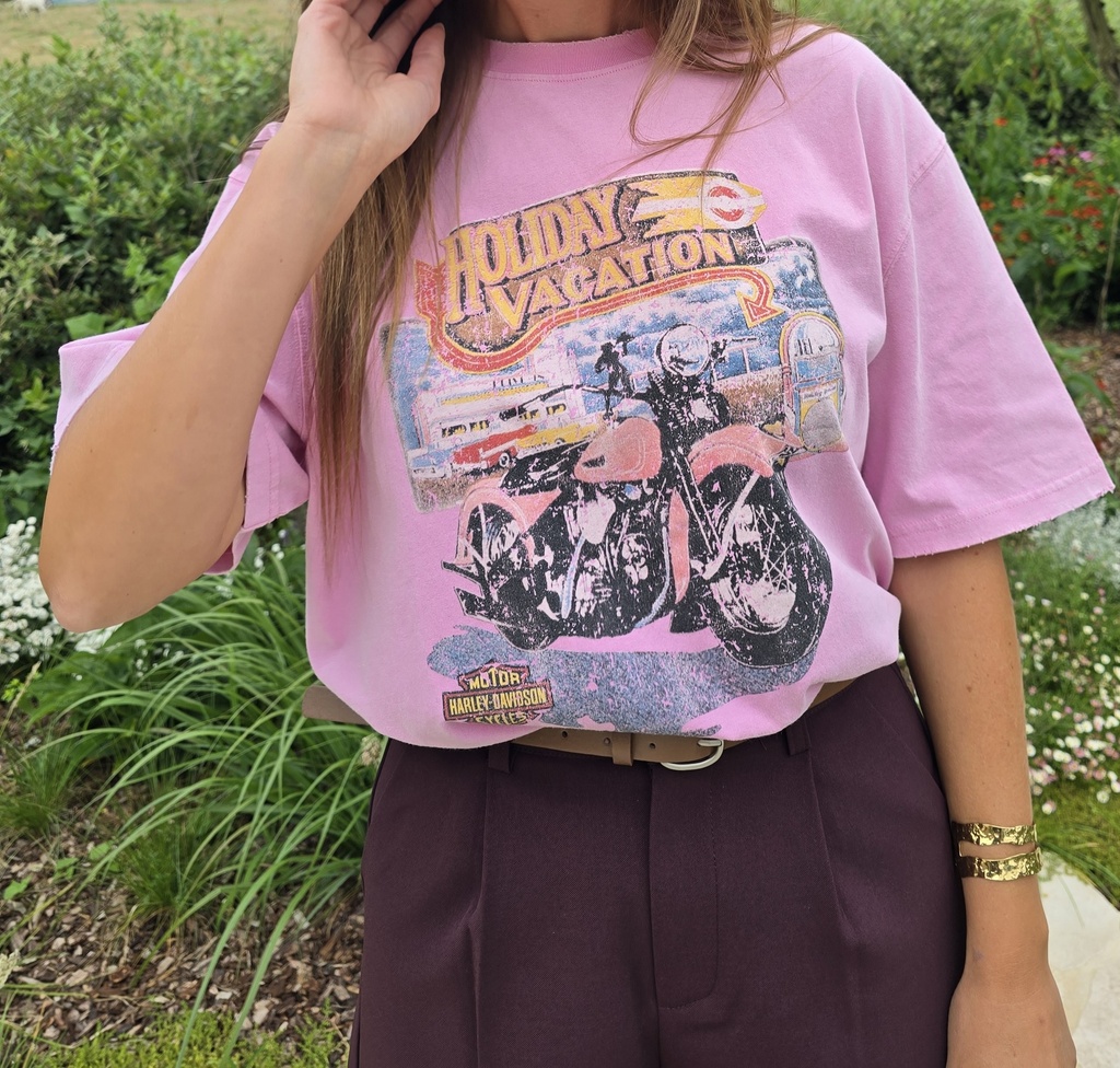 T-Shirt Harley Pink