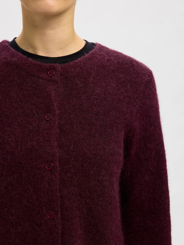 Lulu LS Knit Cardigan Fig