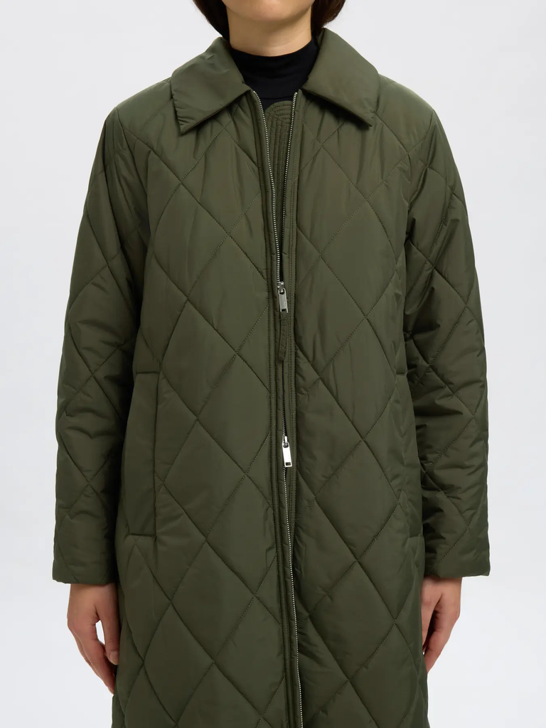 Quilted Coat Cilla Deep Depths