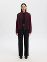 Zipper Cardigan Sia Ras Fig