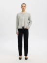 Knit Cardigan Lulu LS Light Grey