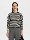 Knit Wool Ana Black Birch