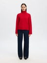 Knit Kamma Roll Neck Red