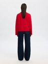 Knit Kamma Roll Neck Red