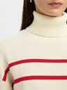 Knit Kamma Roll Neck Birch Red