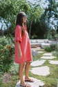Denim Dress Coral