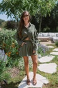 Denim Short Khaki