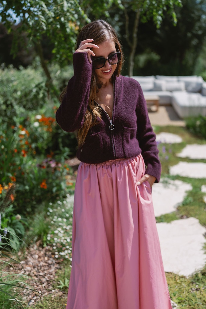 Long Skirt Louise Vieux Rose