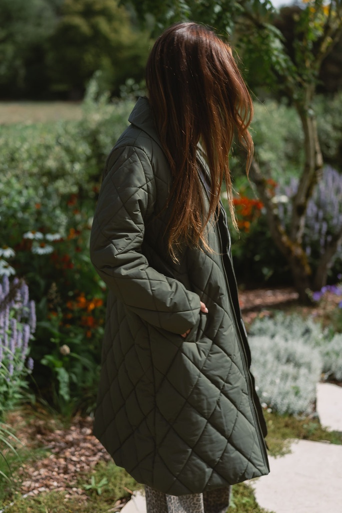 Quilted Coat Cilla Deep Depths