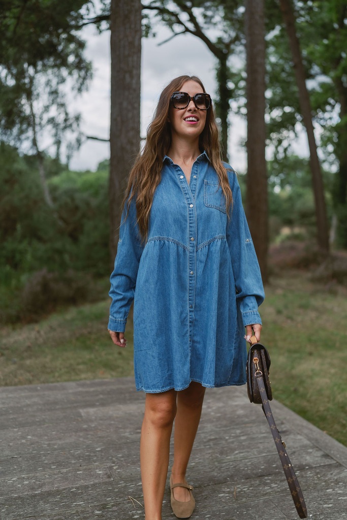 Denim Dress Jenka LS Blue
