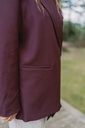 Oversized Blazer Burgundy
