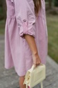 Denim Dress Jenka LS Pink