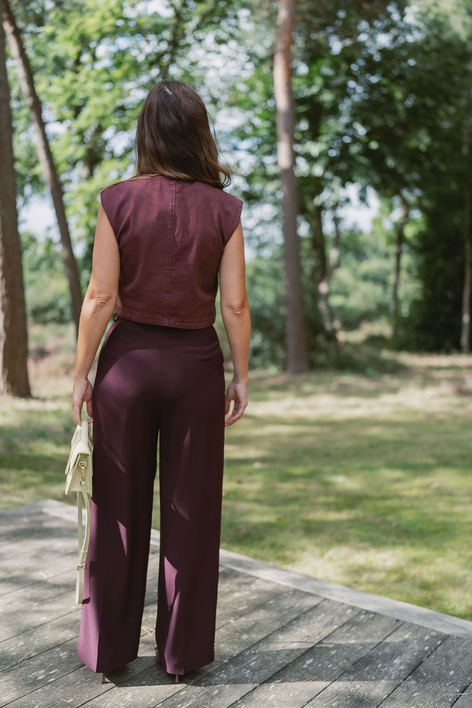 Pants Siska Burgundy