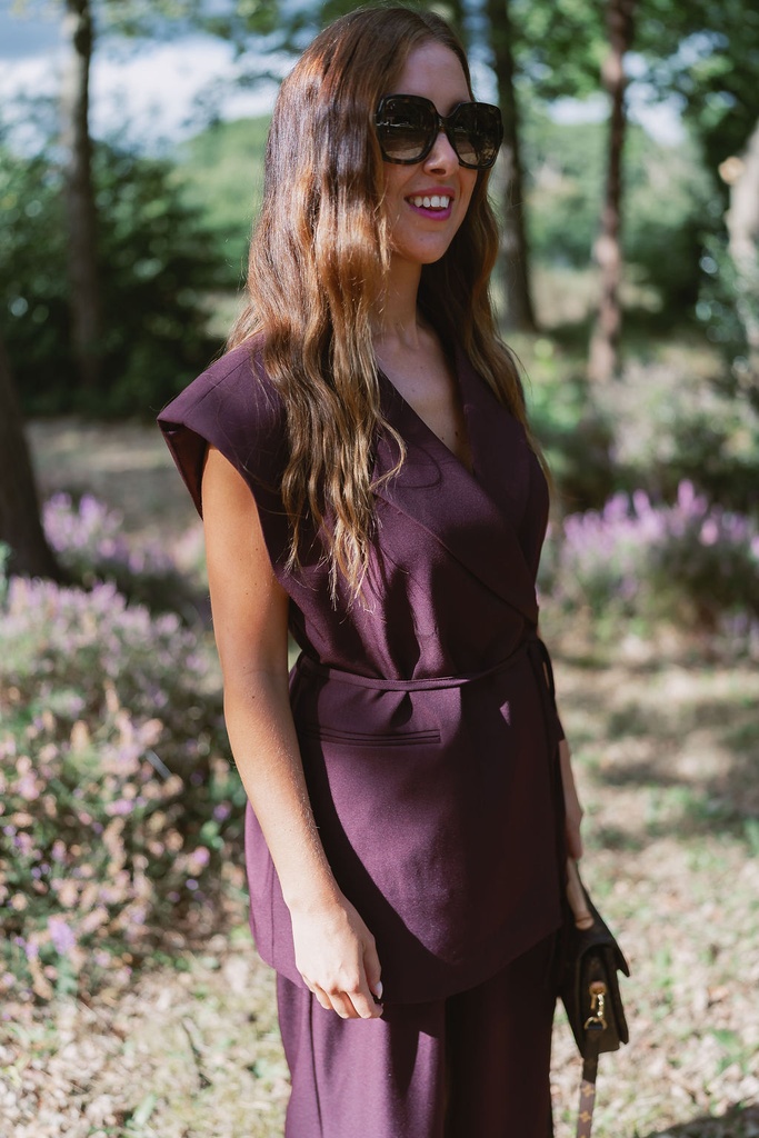 Vest Romy Strap Burgundy