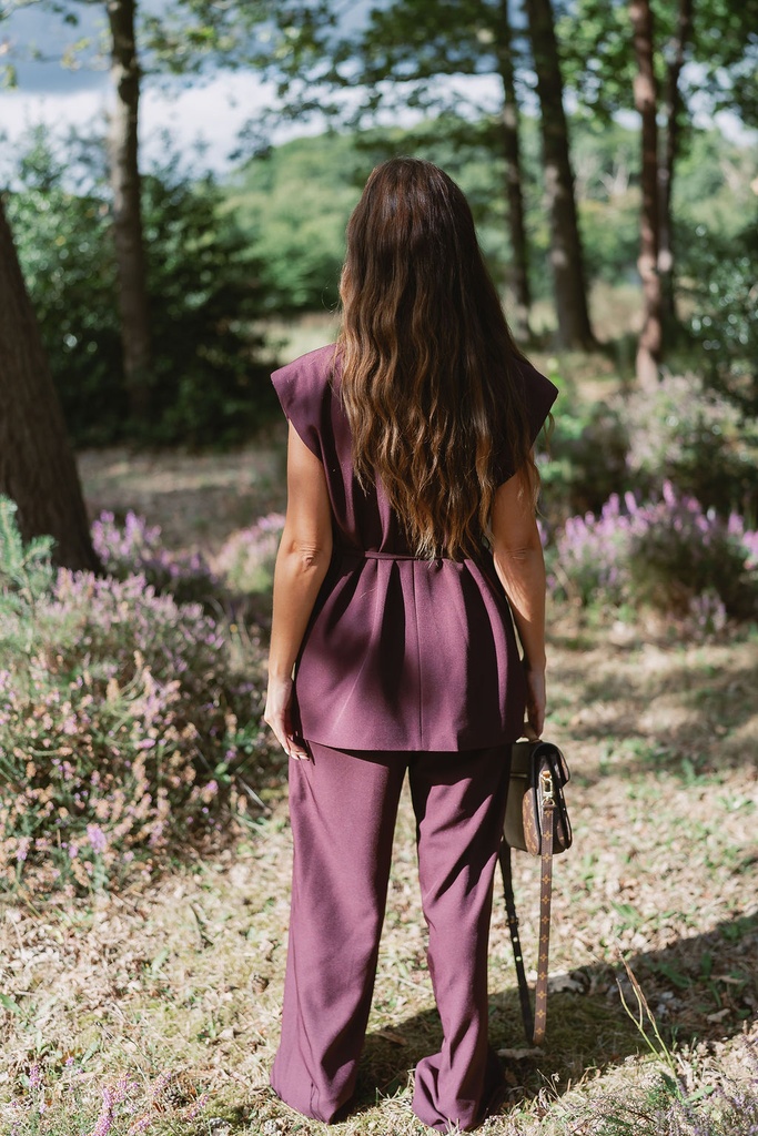 Vest Romy Strap Burgundy