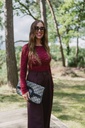 Top Cara Lace Tibetan Red