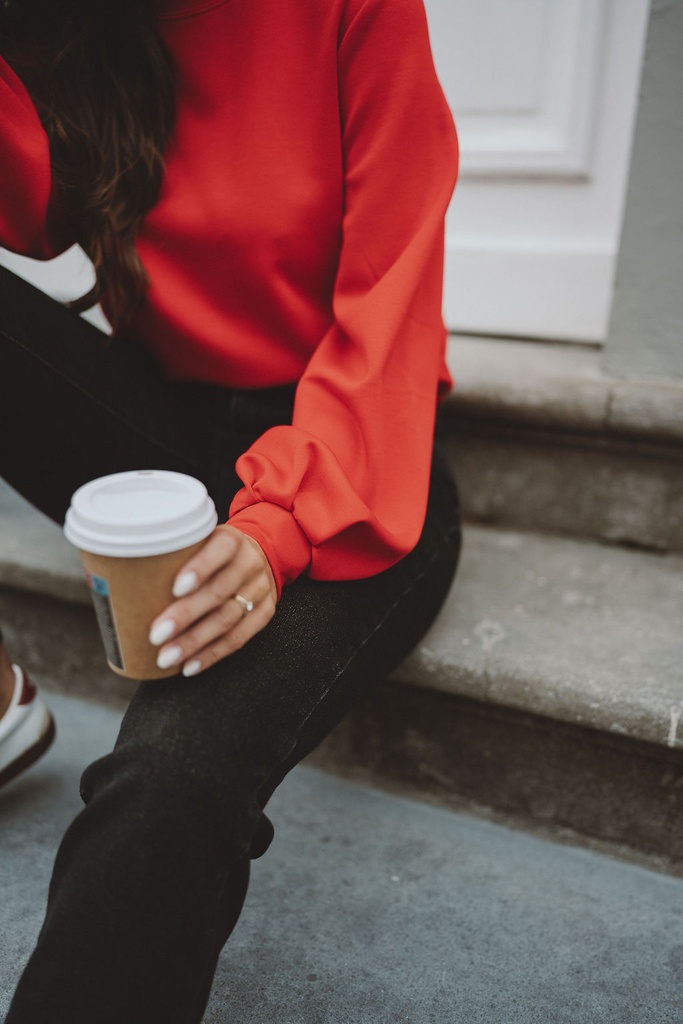 SC Blouse Sweater Red