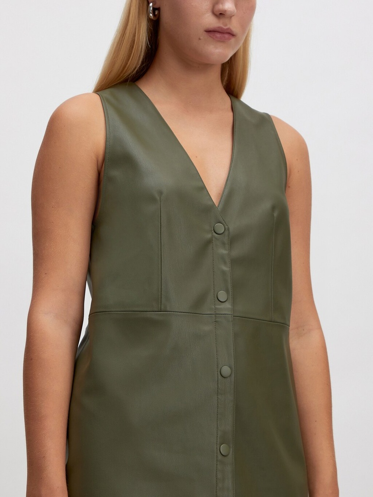 Dress Gabriella Grape Leaf