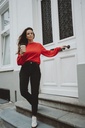 SC Mom Jeans Light Washed black