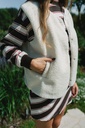 Teddy Gilet Offwhite