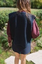Teddy Gilet Navy