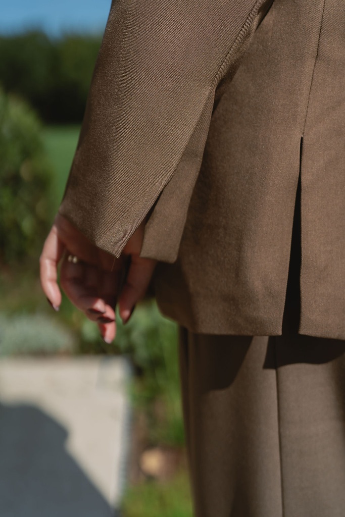 Oversized Blazer Brown