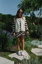Striped dress Burgundy