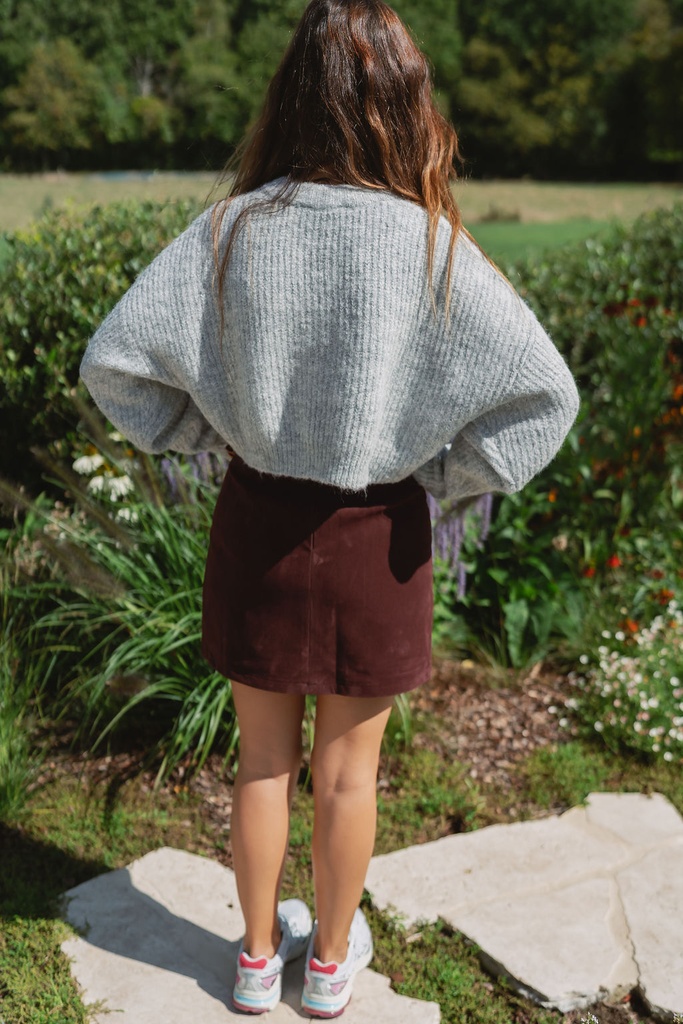 Skort Jelina Suede Burgundy