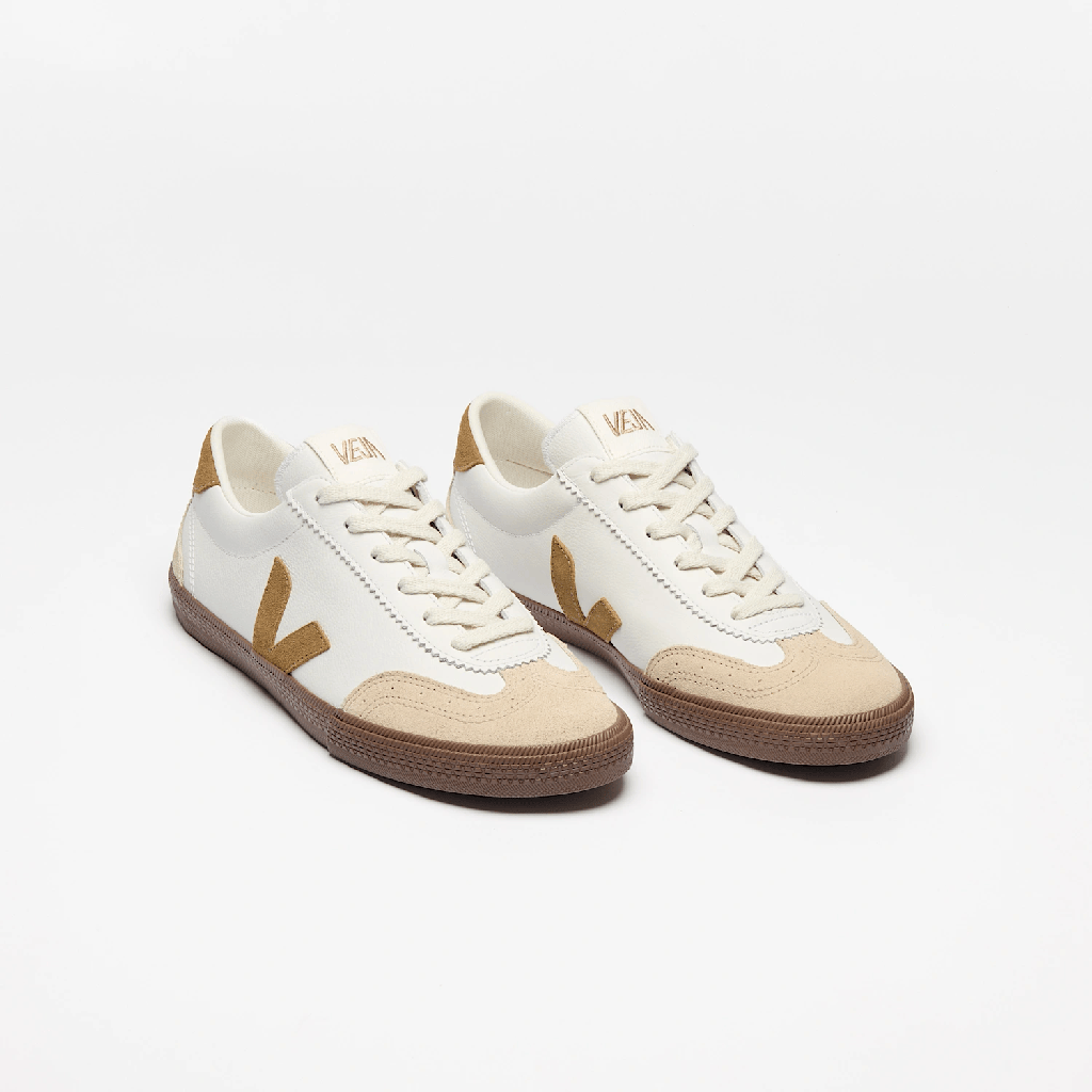 Veja Volley Leather White Tent Bark