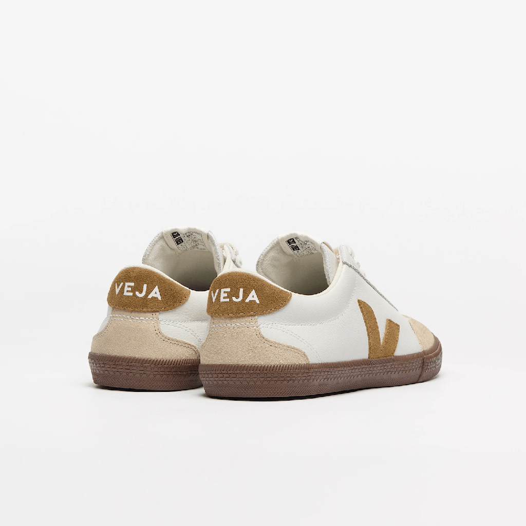 Veja Volley Leather White Tent Bark