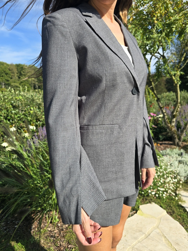 Blazer Kima Pinstripe Grey