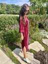Dress Soft Waffle Burgundy
