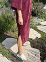 Dress Soft Waffle Burgundy