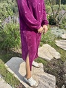 Nomi Soft Waffle Dress Berry
