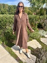 Nomi Soft Waffle Dress Chocolate