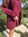 Short Dress Corduroy Burgundy