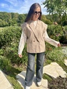 Vest Tweed Beige